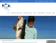 Tablet Screenshot of bassfishingguideorlando.com